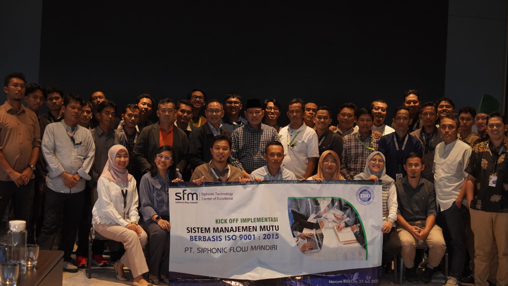 PERKUAT KEANDALAN SISTEM SIFONIK - PT SIPHONIC FLOW MANDIRI ADOPSI STANDAR INTERNASIONAL ISO